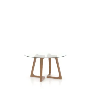 Modern Round Glass Table