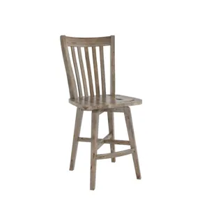 Champlain Wood Fixed Stool