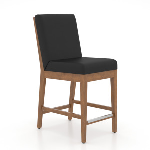 Modern Upholstered Fixed Stool