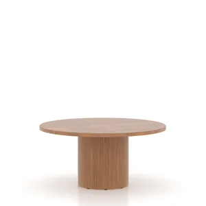 Modern Round Wood Table
