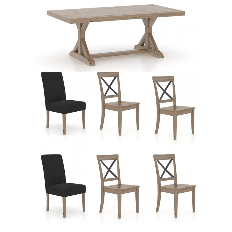 Loft 7 PC Dining Set