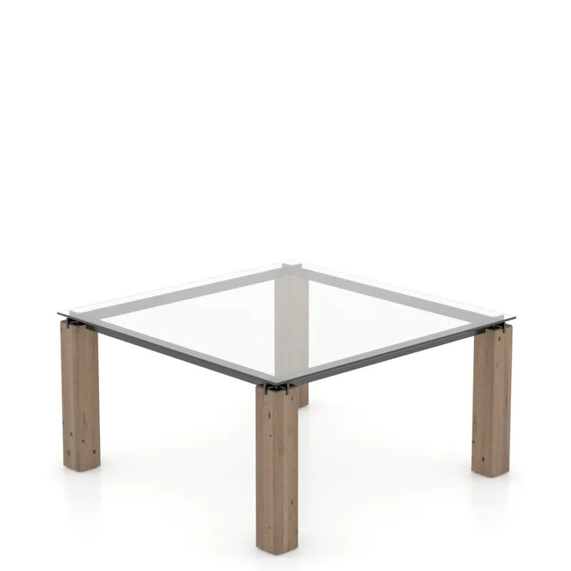 Loft Square Glass Table