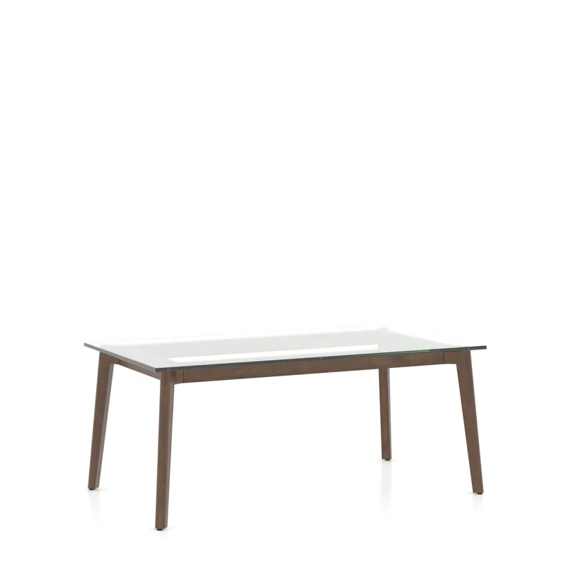 Canadel Rectangular Glass Table