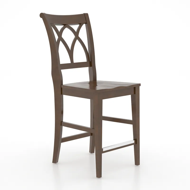 Canadel Wood Fixed Stool