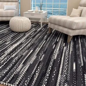 Bayview Peppercorn Cross Sewn Rectangle Rug - 3\' x 5\'