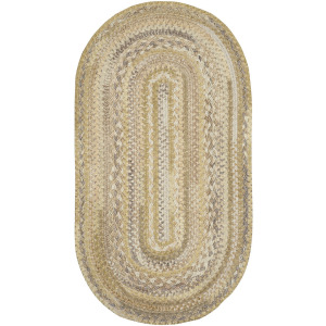 Bayview Neutral Oval Rug