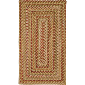 Homecoming Wheatfield Concentric Rectangle Rug