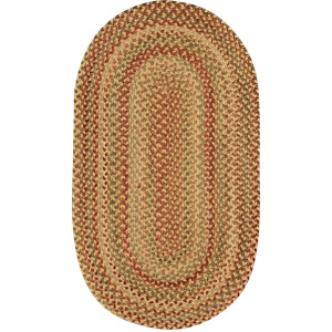 Homecoming Wheatfield Oval Rug