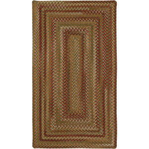 Homecoming Evergreen Concentric Rectangle Rug