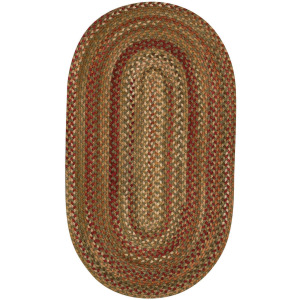 Homecoming Evergreen Oval Rug