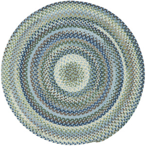 Homecoming Sky Blue Round Rug