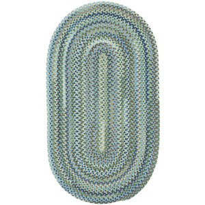 Homecoming Sky Blue Oval Rug