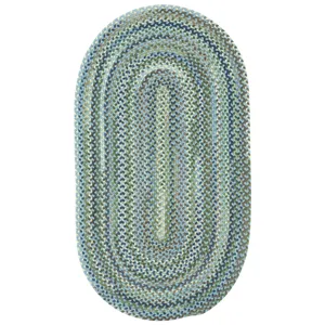 Homecoming Sky Blue Oval Rug - 9\'2\" x 13\'2\"