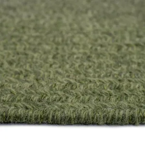 Heathered Sage Green Oval Rug - 8\' x 11\'