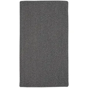 Heathered Grey Vertical Stripe Rectangle Rug - 7\' x 9\'