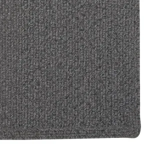 Heathered Grey Vertical Stripe Rectangle Rug - 7\' x 9\'
