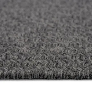 Heathered Grey Vertical Stripe Rectangle Rug - 7\' x 9\'