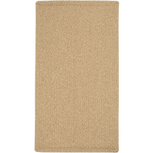 Heathered Beige Vertical Stripe Rectangle Rug