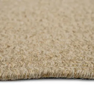 Heathered Beige Vertical Stripe Rectangle Rug - 7\' x 9\'