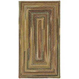 Gramercy Gold Concentric Rectangle Rug - 1\'8\" x 2\'6\"