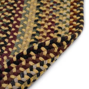 Gramercy Gold Oval Rug - 2\' x 3\'