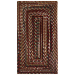 Gramercy Cinnabar Concentric Rectangle Rug