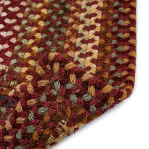 Gramercy Cinnabar Concentric Rectangle Rug - 9\'6\" x 9\'6\"