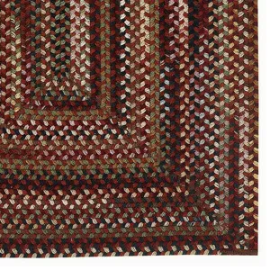 Gramercy Cinnabar Concentric Rectangle Rug - 9\'6\" x 9\'6\"