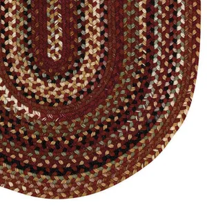 Gramercy Cinnabar Oval Rug - 7\' x 9\'