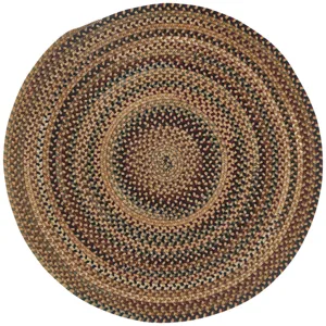 Gramercy Tan Round Rug - 1\'3\" x 1\'3\"