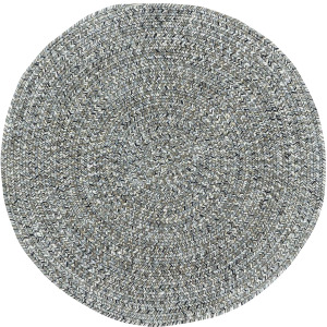 Sea Glass Smoky Quartz Round Rug