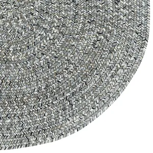 Sea Glass Smoky Quartz Round Rug - 3\' x 3\'