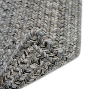 Sea Glass Smoky Quartz Concentric Rectangle Rug - 8\' x 11\'