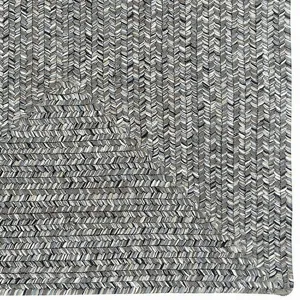 Sea Glass Smoky Quartz Concentric Rectangle Rug - 8\' x 11\'