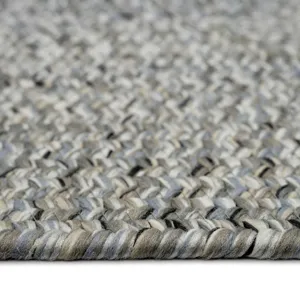 Sea Glass Smoky Quartz Concentric Rectangle Rug - 8\' x 11\'