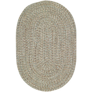 Sea Glass Spa Oval Rug