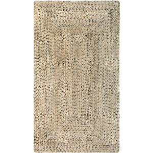 Sea Glass Shell Concentric Rectangle Rug