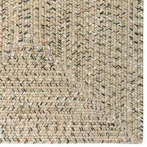 Sea Glass Shell Concentric Rectangle Rug - 1\'8\" x 2\'6\"