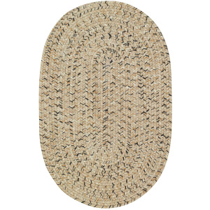Sea Glass Shell Oval Rug