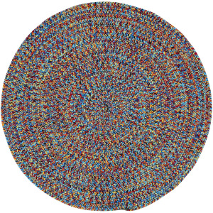 Sea Glass Fiesta Bright Multi Round Rug