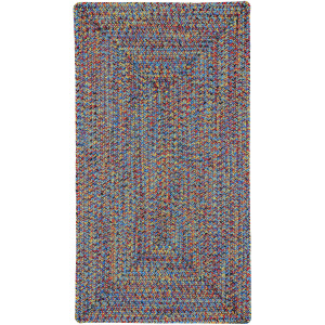 Sea Glass Fiesta Bright Multi Concentric Rectangle Rug