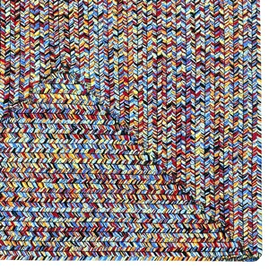 Sea Glass Fiesta Bright Multi Concentric Rectangle Rug - 1\'8\" x 2\'6\"