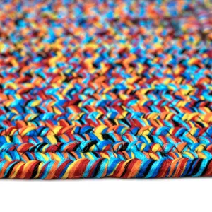 Sea Glass Fiesta Bright Multi Oval Rug - 1\'8\" x 2\'6\"