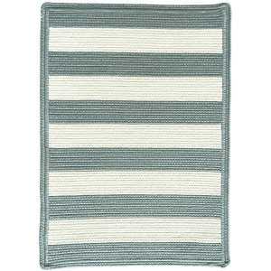 Timeless Spa Blue Cross Sewn Rectangle Rug