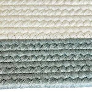 Timeless Spa Blue Cross Sewn Rectangle Rug - 11\'4\" x 14\'4\"