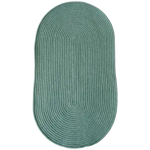 Chatham Teal Oval Rug