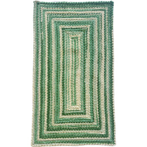 Crafted Meadow Concentric Rectangle Rug