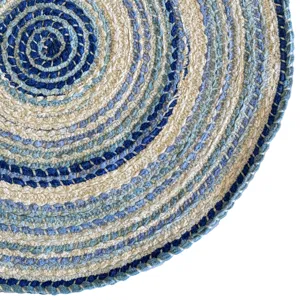 Crafted Seafoam Round Rug - 7\'6\" x 7\'6\"