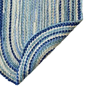 Crafted Seafoam Oval Rug - 5\' x 8\'