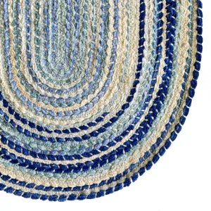 Crafted Seafoam Oval Rug - 5\' x 8\'